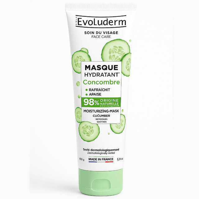 Masque Hydratant au Concombre – Evoluderm